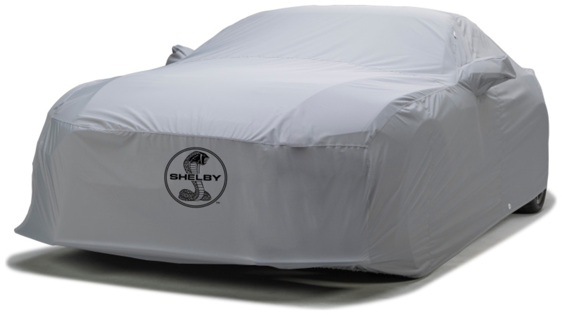 Picture of Covercraft 20 Ford Mustang Custom WeatherShield HP Car Cover w/ Blk Snake Medallion Logo