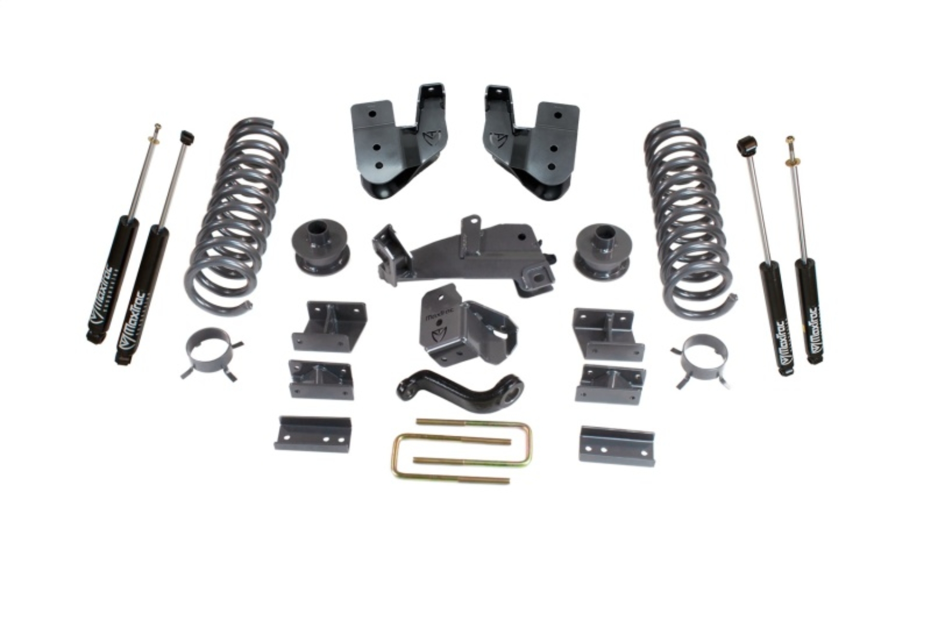 Picture of MaxTrac 14-18 RAM 2500 4WD 6in/3in MaxPro Coil Lift Kit w/Radius Arm Brkts & MaxTrac Shocks