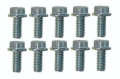 Picture of Moroso 5/16in-18 x .750in Serrated Zinc Flange Bolt - 10 Pack
