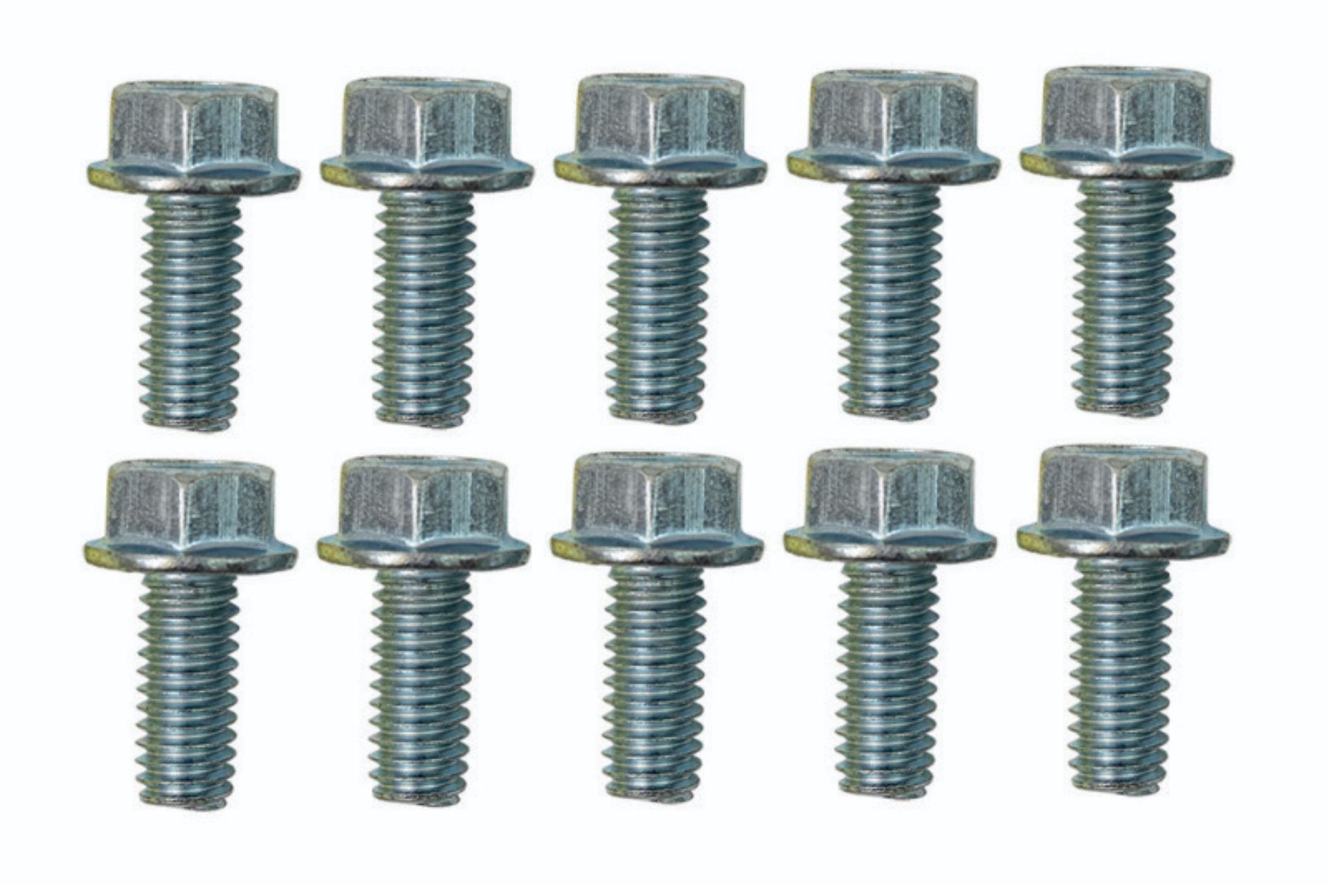 Picture of Moroso 5/16in-18 x .750in Serrated Zinc Flange Bolt - 10 Pack