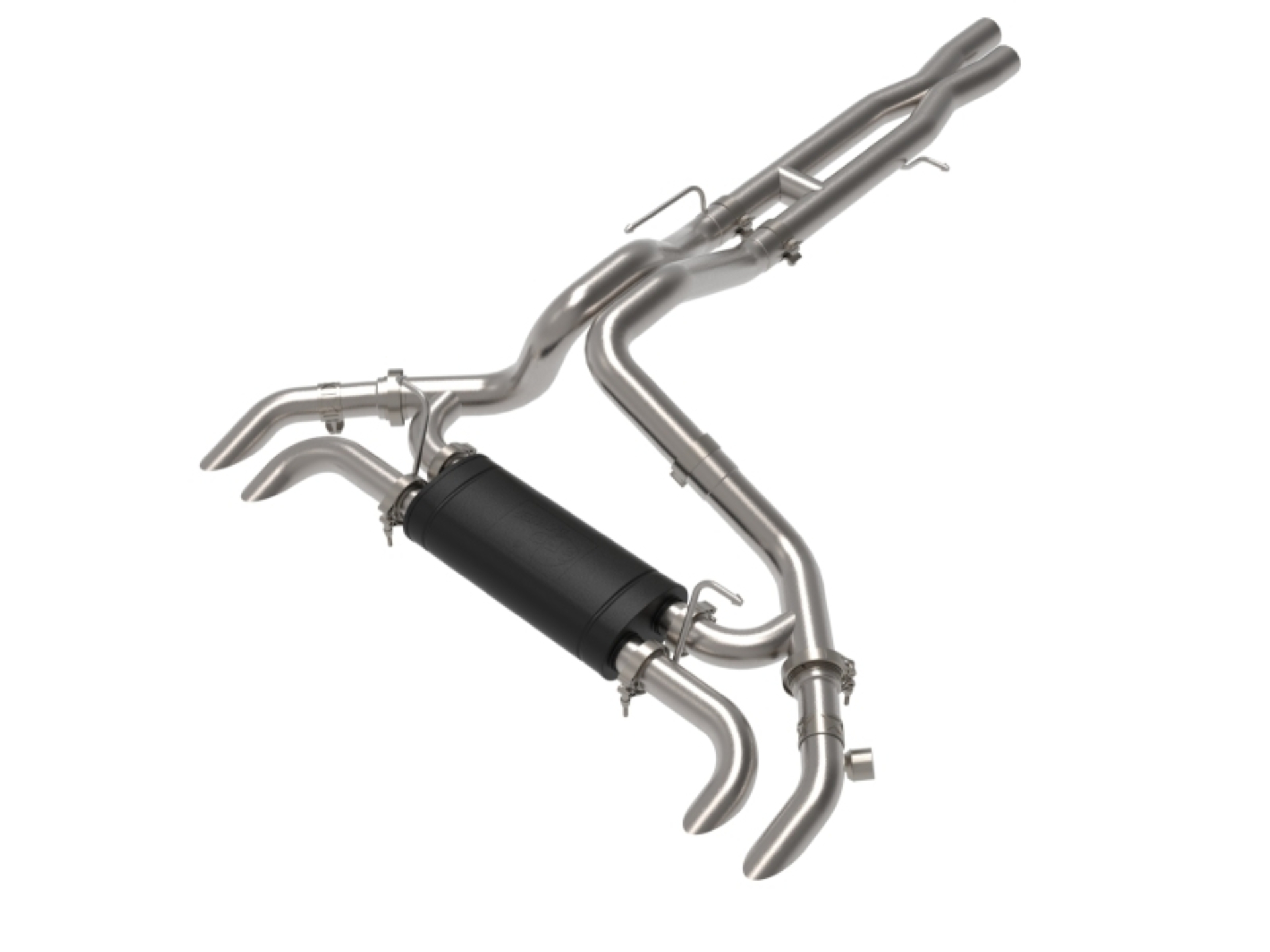 Picture of aFe 21-22 Jeep Wrangler JL Vulcan Series Stainless Steel Cat-Back Exhaust System