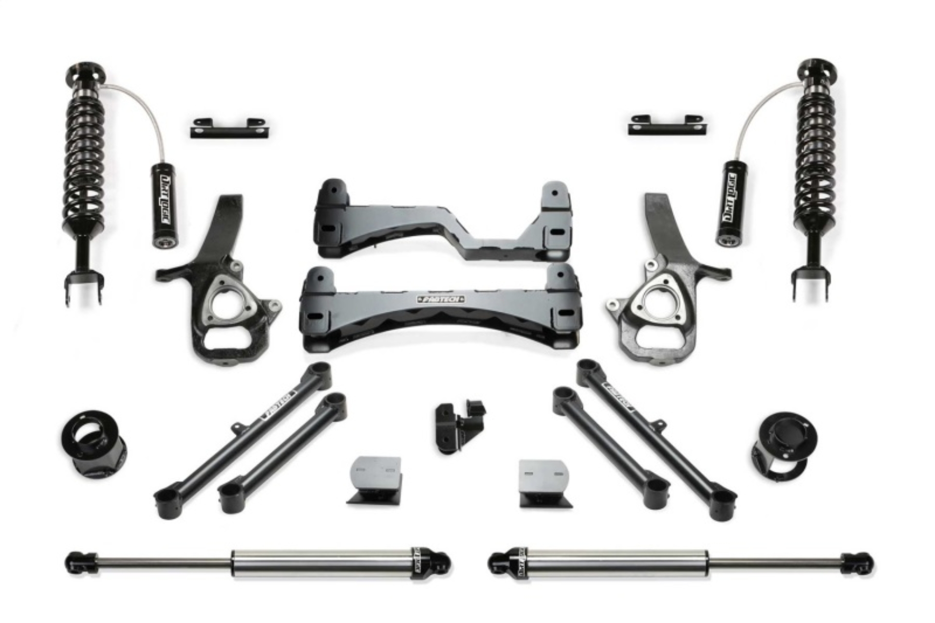 Picture of Fabtech 19-21 Ram 1500 2WD 6in Perf Sys w/Dl 2.5 Resi C/O & Rr Dl