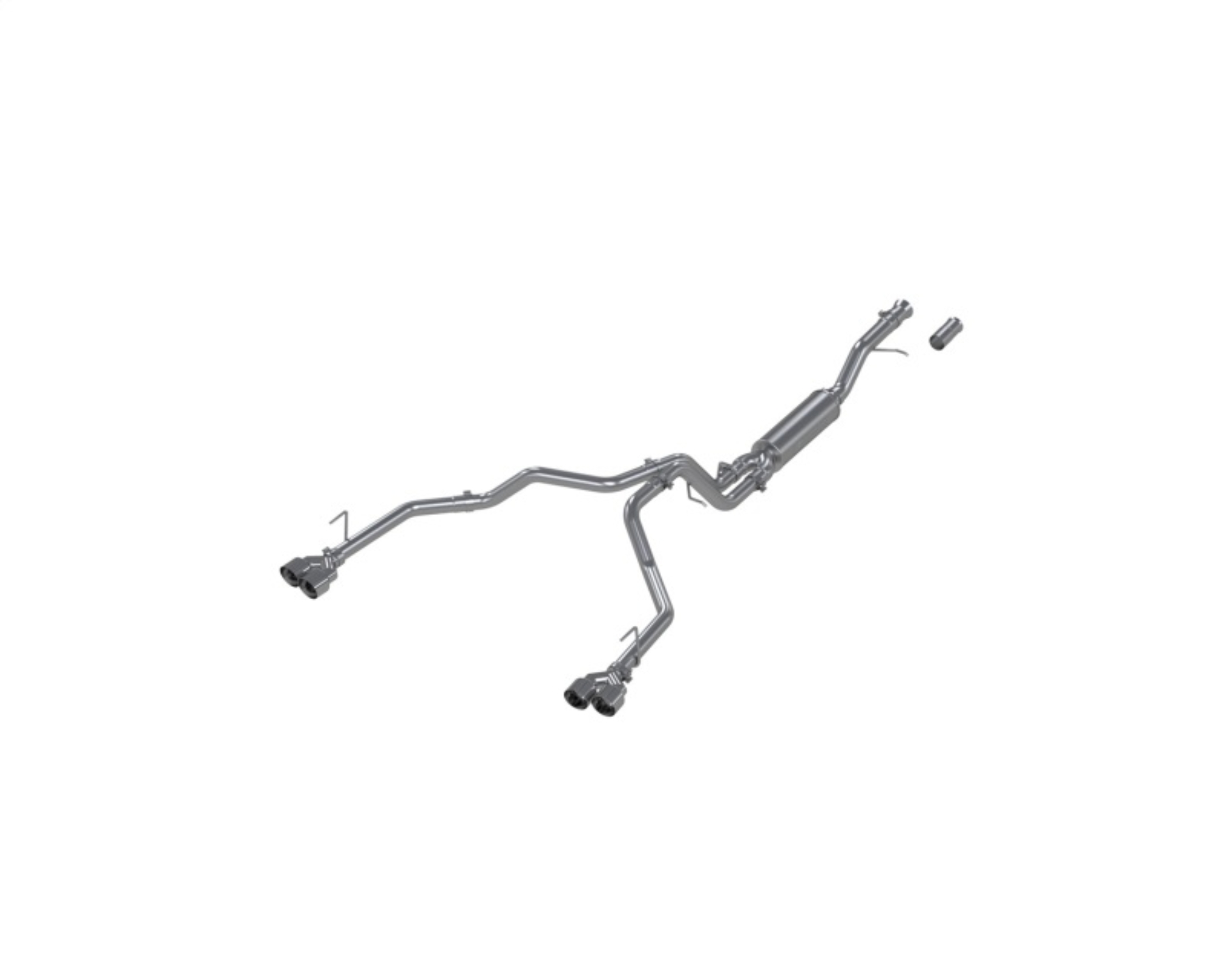 Picture of MBRP 2021+ Chevy Tahoe / GMC Yukon Alum. 3in Cat-Back Dual Split Exhaust w/ Quad Tips