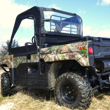Picture of Seizmik 21-23 Kawasaki Mule PRO-MX Soft Upper Door Kit with Rear Window