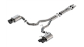 Picture of Borla 2024 Ford Mustang GT 5.0L V8 w/ Active Exhaust ATAK Cat-Back Exhaust System - Black Chrome