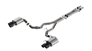 Picture of Borla 2024 Ford Mustang GT 5.0L V8 w/ Active Exhaust ATAK Cat-Back Exhaust System - Carbon Fiber