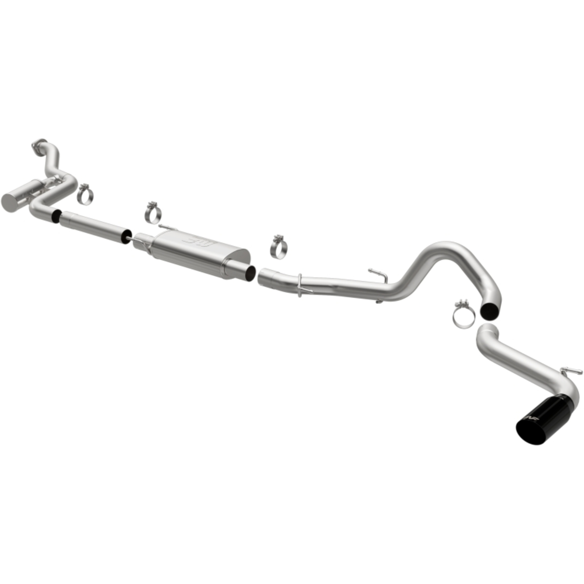 Picture of 19680-SPEQ Black Chrome Cat-Back Exhaust System