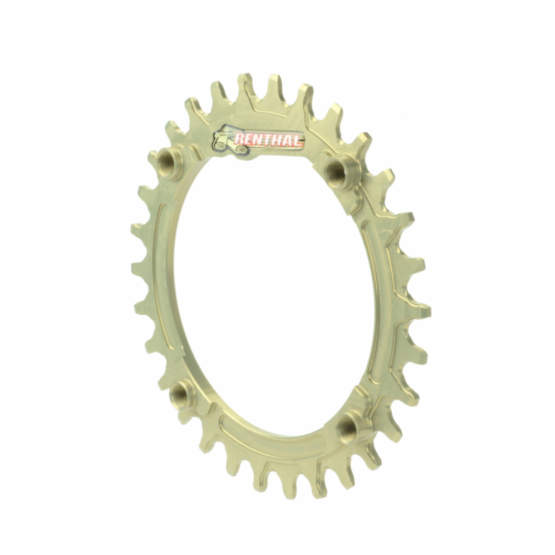 Picture of Renthal 1XR Chainring 104 mm. BCD 30T - Hard Anodized Aluminum Gold