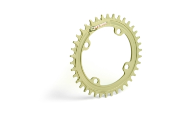 Picture of Renthal 1XR Chainring 96 mm. BCD 34T - Hard Anodized Aluminum Gold