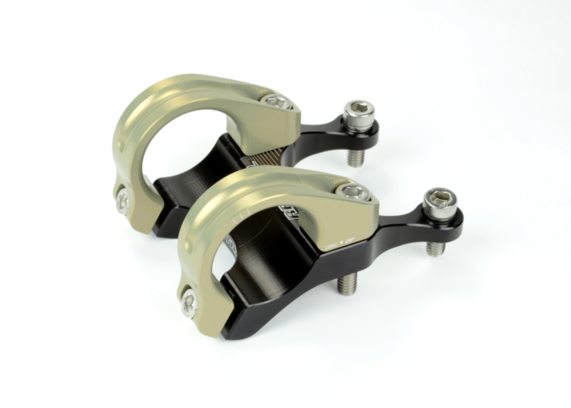 Picture of Renthal Integra II Stem. 45 mm. x 0 mm. - Aluminum Gold/Black