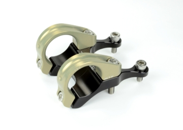 Picture of Renthal Integra II Stem. 45 mm. x 0 mm. - Aluminum Gold/Black