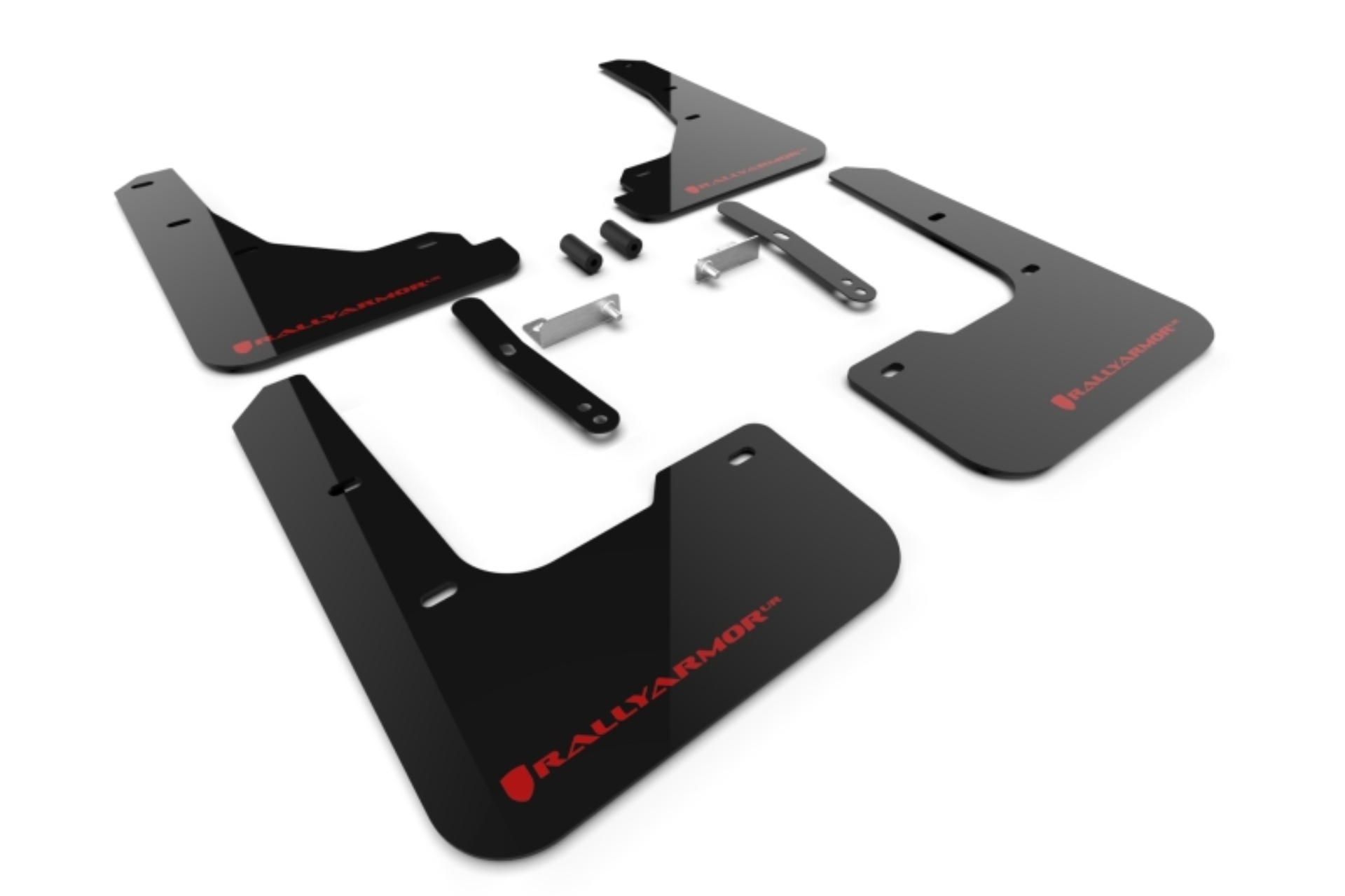 Picture of Rally Armor 24-26 Hyundai Elantra Black Mud Flap Red Logo