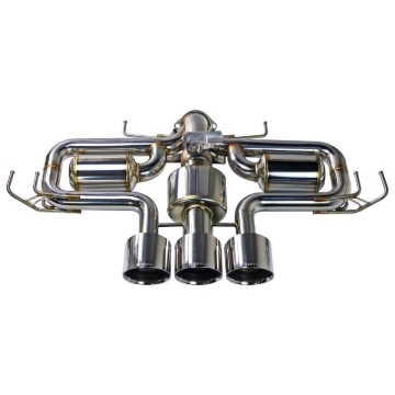 Picture of Remark 2023+ Honda Civic Type-R (FL5) Triple Tip Cat-Back Exhaust w/ Triple Tip & Front Pipe