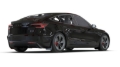 Picture of Rally Armor 24-26 Tesla Model 3 Highland Black UR Mud Flap Metallic Black Logo