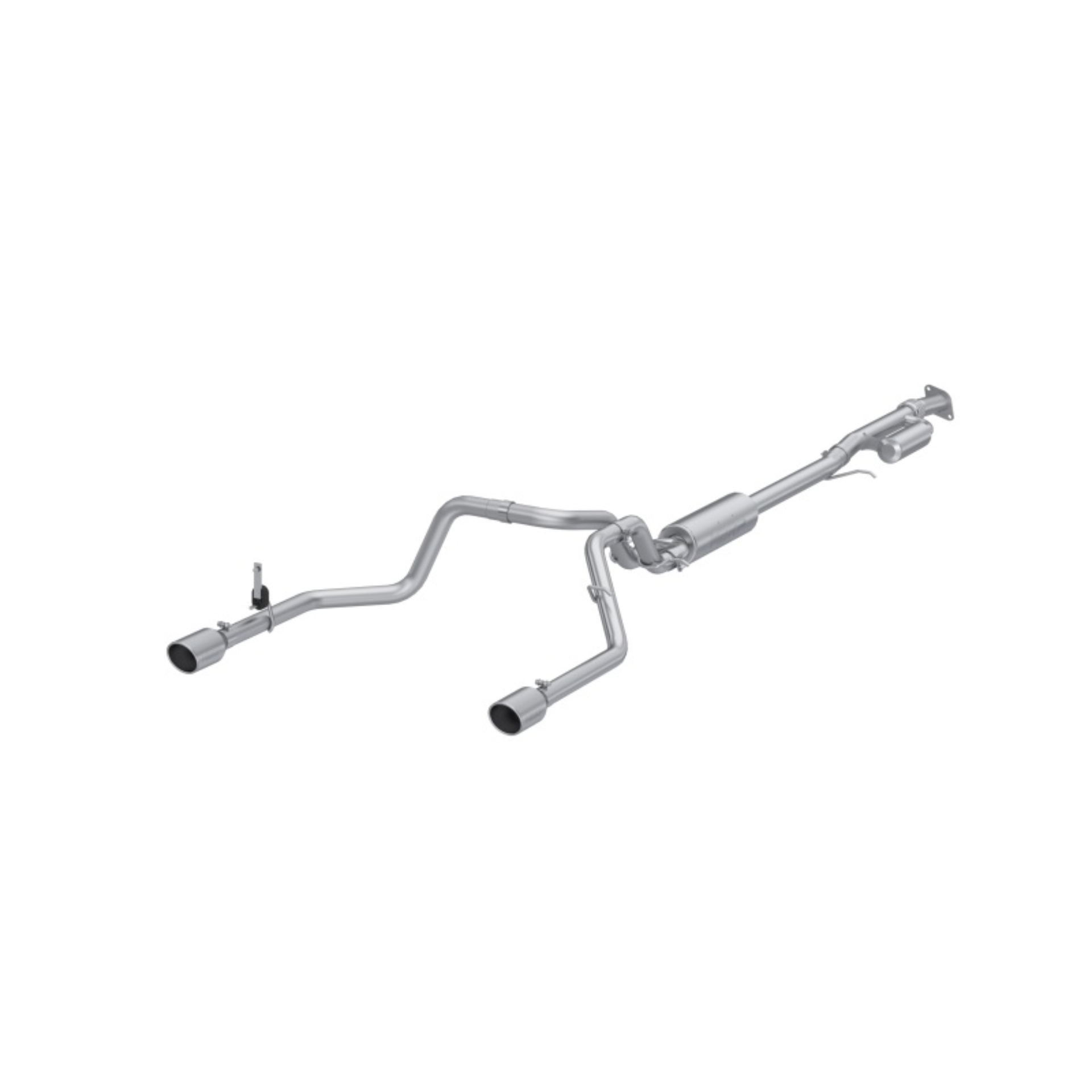 Picture of MBRP 2019+ Chevrolet Silverado 1500 / 2019+ GMC Sierra 1500 Alum. 3in Armor Lite Cat-Back Exhaust