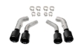 Picture of Corsa 2016-2024 Chevrolet Camaro SS / ZL1 Black Carbon Fiber 4.5in Twin Tip Kit