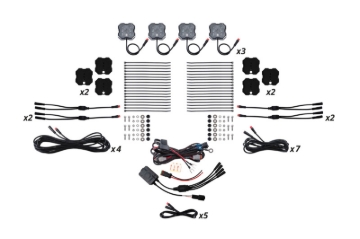Picture of Diode Dynamics RGBW Rock Light Installer Magnet Mount Kit w/Controller (12-pack)