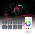 Picture of Diode Dynamics Stage Series SXS Rock Light Installer Kit - RGBW M8 (8-pack)