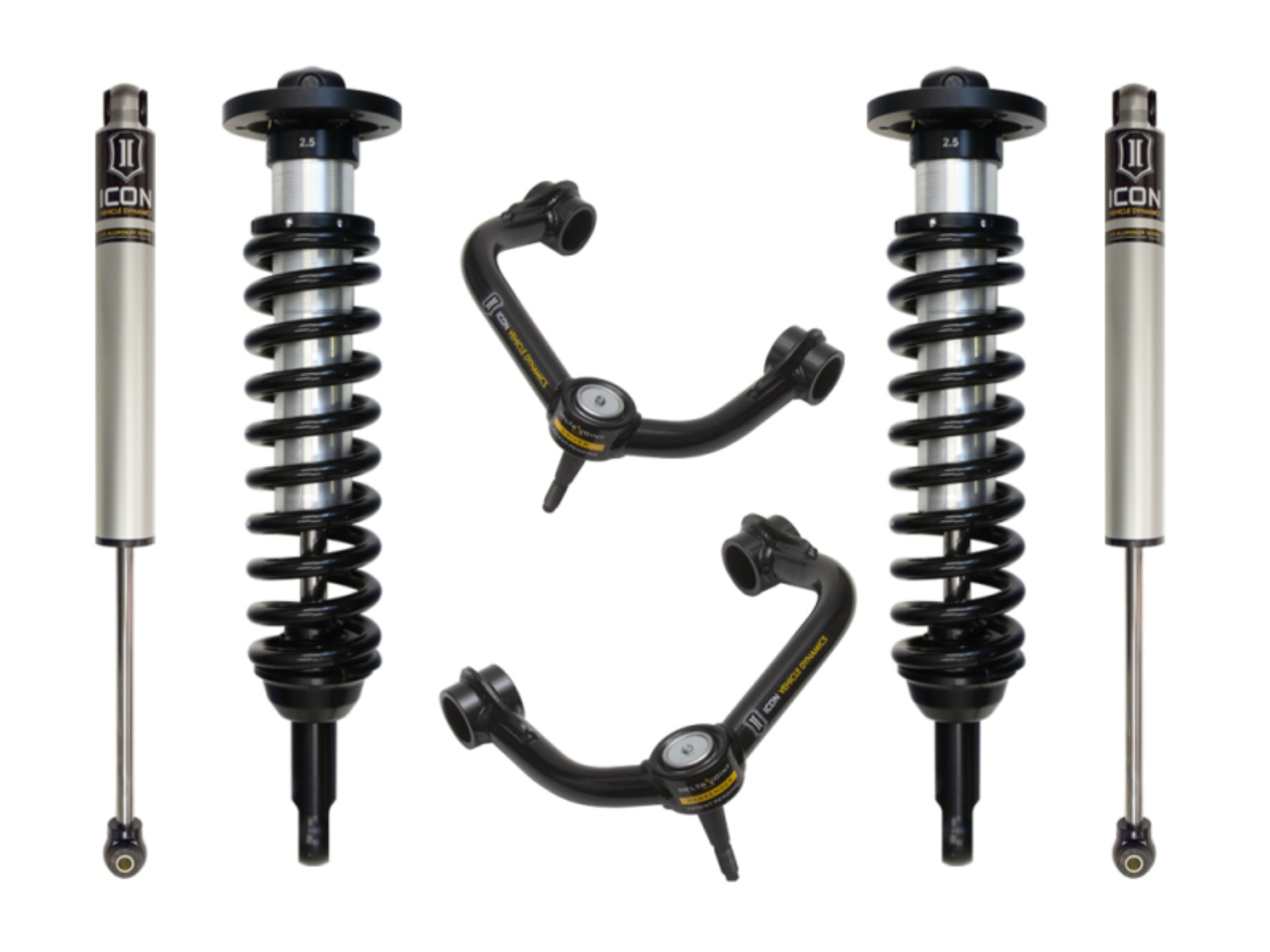 Picture of ICON 09-13 Ford F-150 4WD 0-2.63in Stage 2 Suspension System w/Tubular Uca