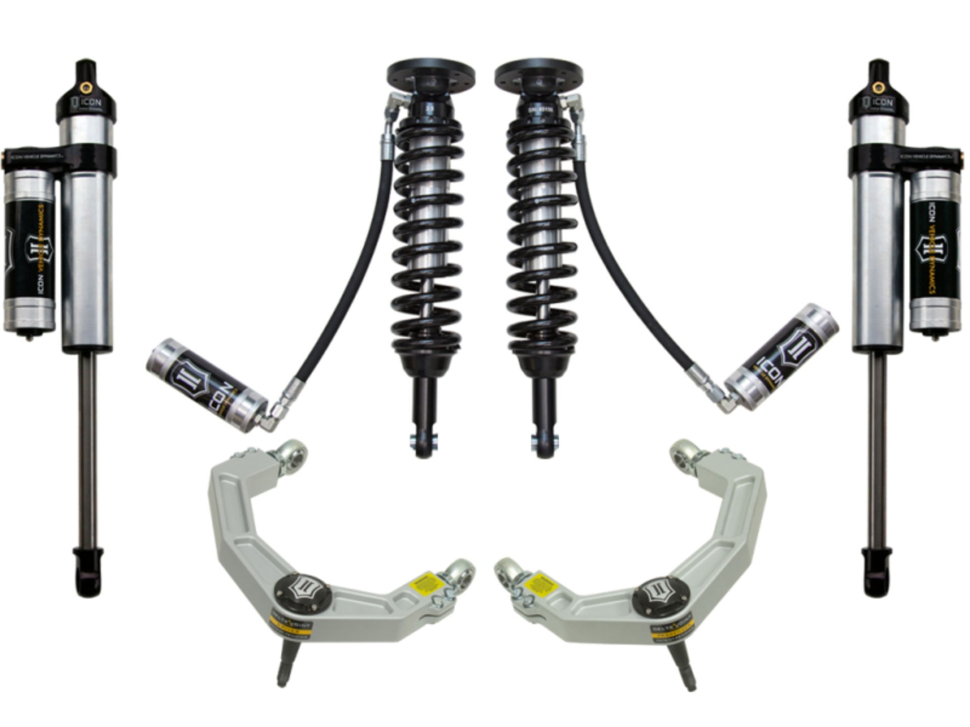 Picture of ICON 09-13 Ford F-150 2WD 1.75-2.63in Stage 3 Suspension System w/Billet Uca