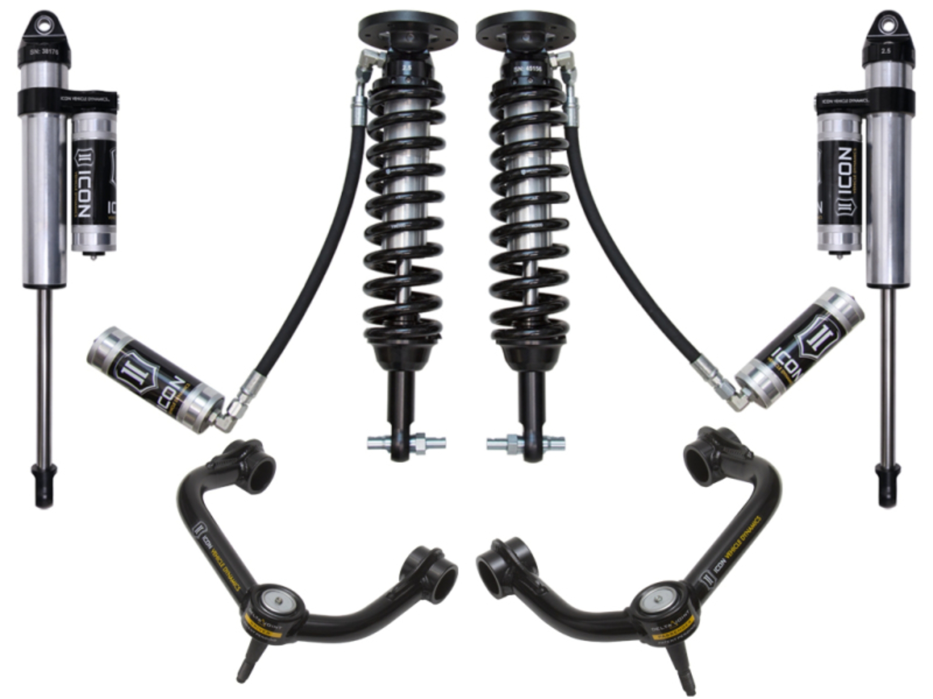 Picture of ICON 2015+ Ford F-150 2WD 1.75-3in Stage 4 Suspension System w/Tubular Uca