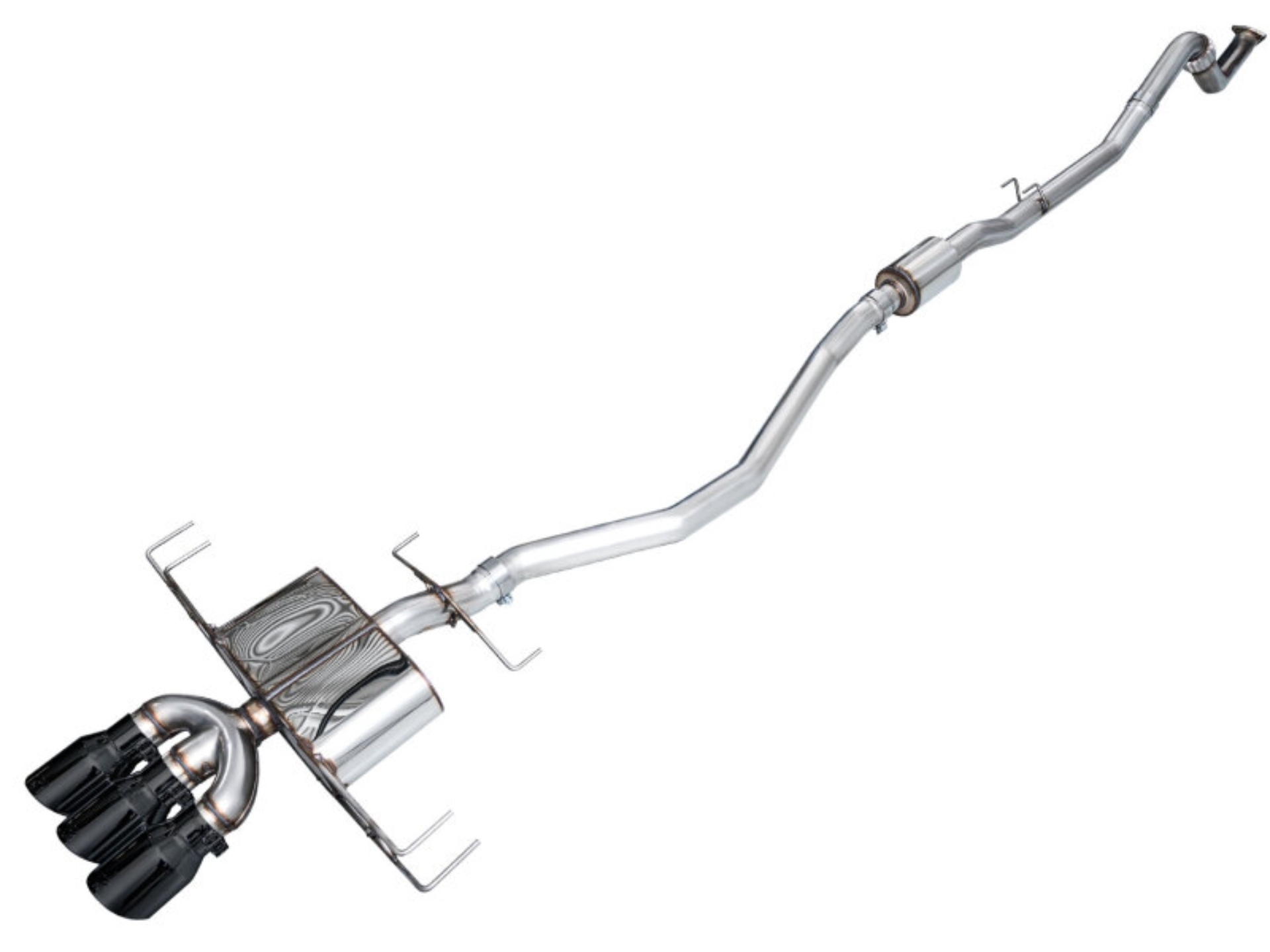Picture of AWE Tuning 2024 Acura Integra Type S DE5 FWD Touring Edition Exhaust w/ Triple Diamond Black Tips