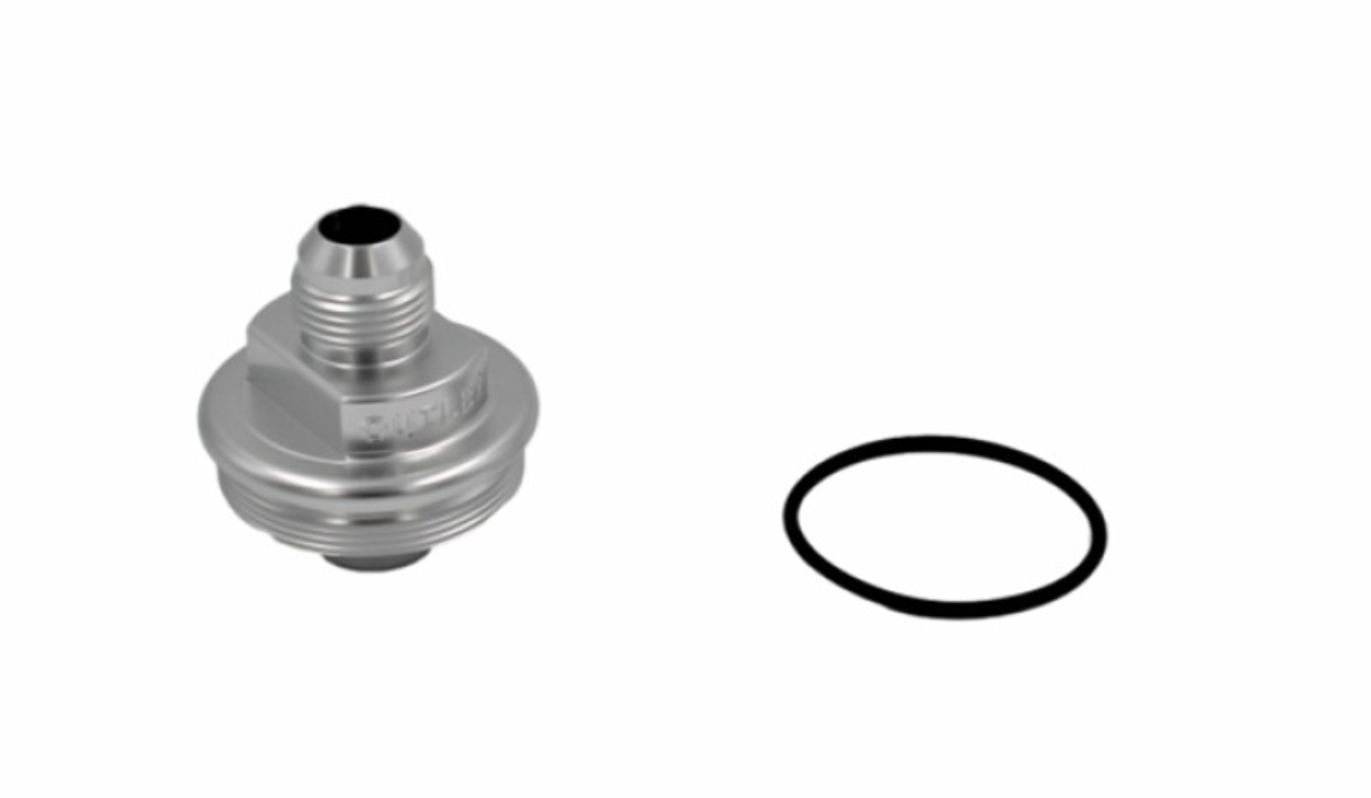 Picture of Fuelab Fuel Filter Outlet Cap -10AN Clear