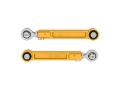Picture of ICON 22-23 Toyota Tundra / 2024 Toyota Tacoma Billet Rear Upper Link Kit - Gold Anodized