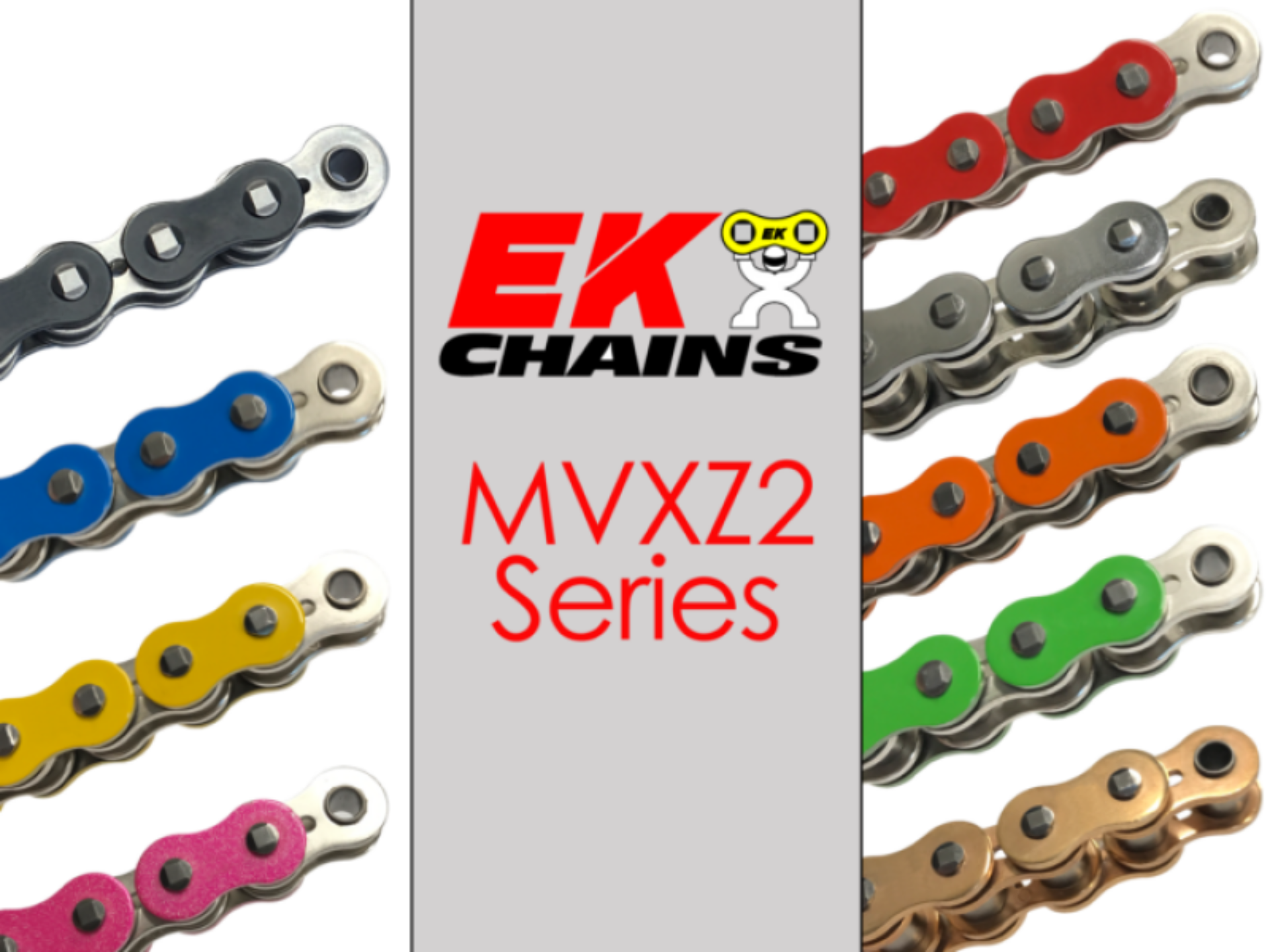 Picture of Vortex Racing EK 525 MVXZ2 Rivet Master Link- Blue