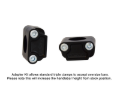 Picture of Vortex Racing Oversize Handle Bar Adapter- Black