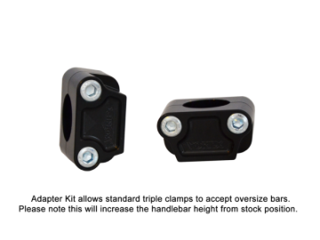 Picture of Vortex Racing Oversize Handle Bar Adapter- Black