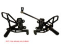 Picture of Vortex Racing 07-23 Honda CBR600 RR Adjustable Rearsets- Black