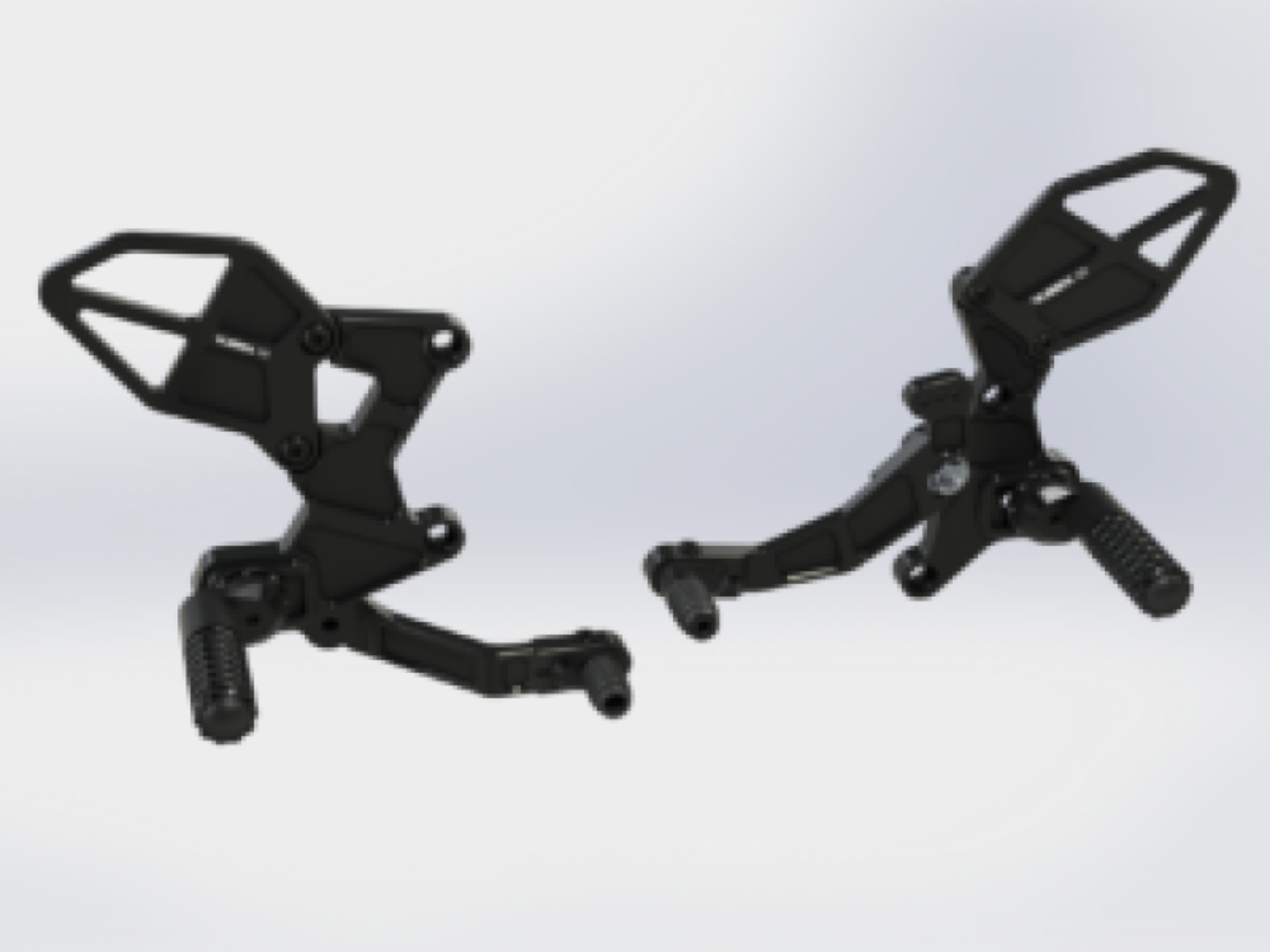 Picture of Vortex Racing 18-24 Kawasaki EX400 Ninja 400 R Rear Set- Black