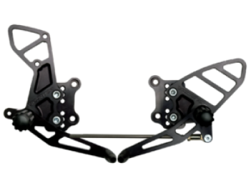 Picture of Vortex Racing 01-04 Suzuki GSX-R1000,01-05 GSX-R600,00-05 GSX-R750 Rear Set- Black