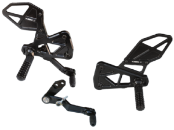 Picture of Vortex Racing Rearsets Replacement Rear Set- Black