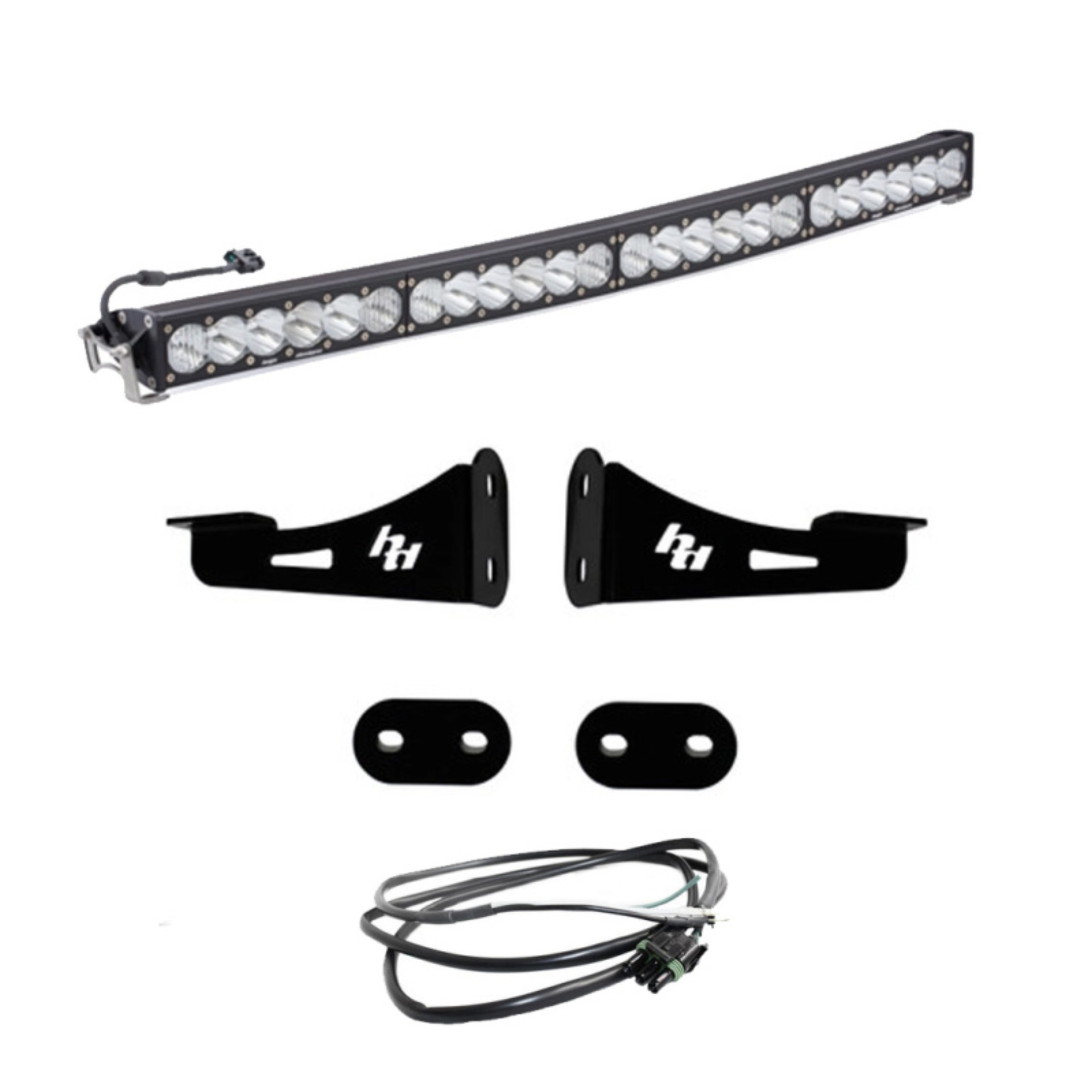 Picture of Baja Designs 17-19 Ford F-250/350 Super Duty OnX6+ Arc Front Bumper LED Light Kit - 40in