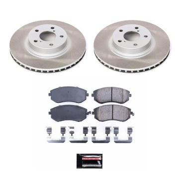 Picture of Power Stop 02-04 Subaru Legacy Front Semi-Coated Rotor Kit