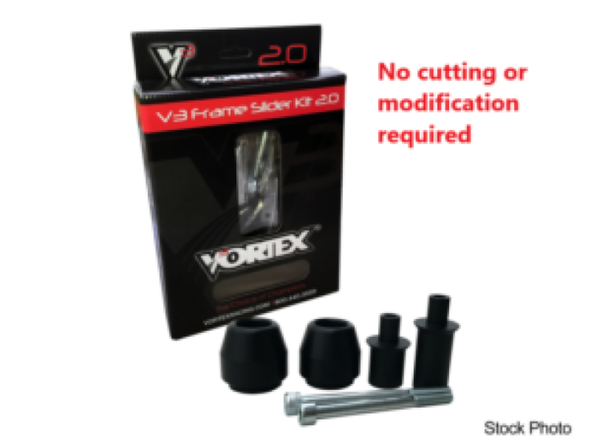 Picture of Vortex Racing 10-16 Ducati Diavel Dark V3 2.0 Frame Slider Kit- No Cut