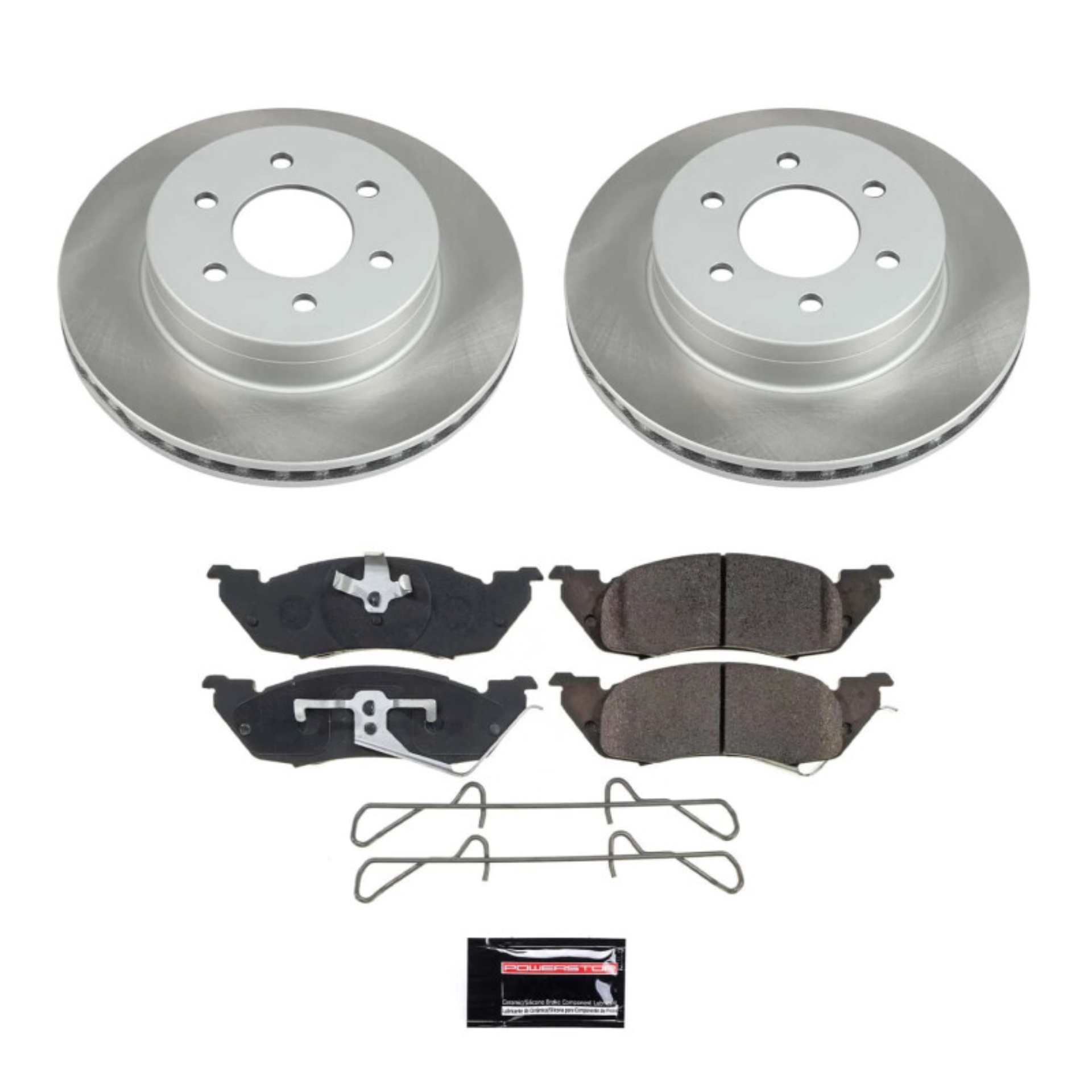 Picture of Power Stop 97-98 Dodge Dakota Front Semi-Coated Rotor Kit