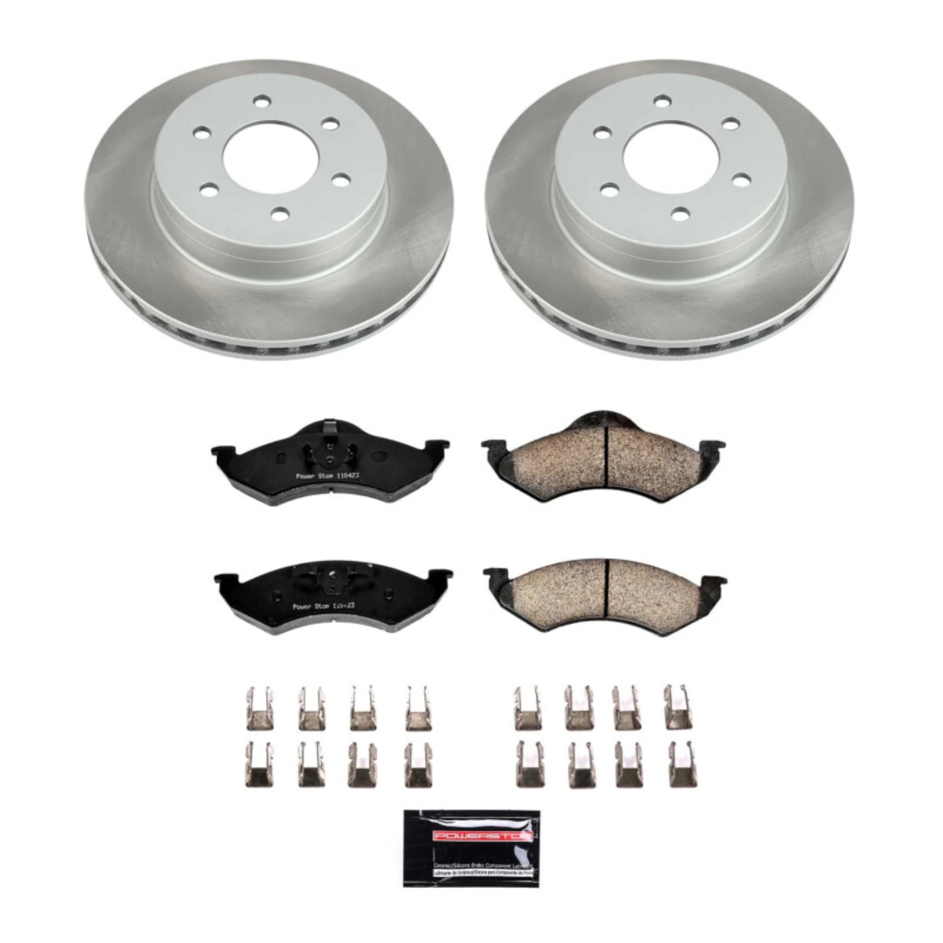 Picture of Power Stop 00-02 Dodge Durango Front Semi-Coated Rotor Kit