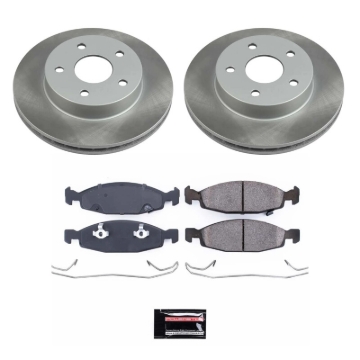 Picture of Power Stop 99-02 Jeep Grand Cherokee Front Semi-Coated Rotor Kit