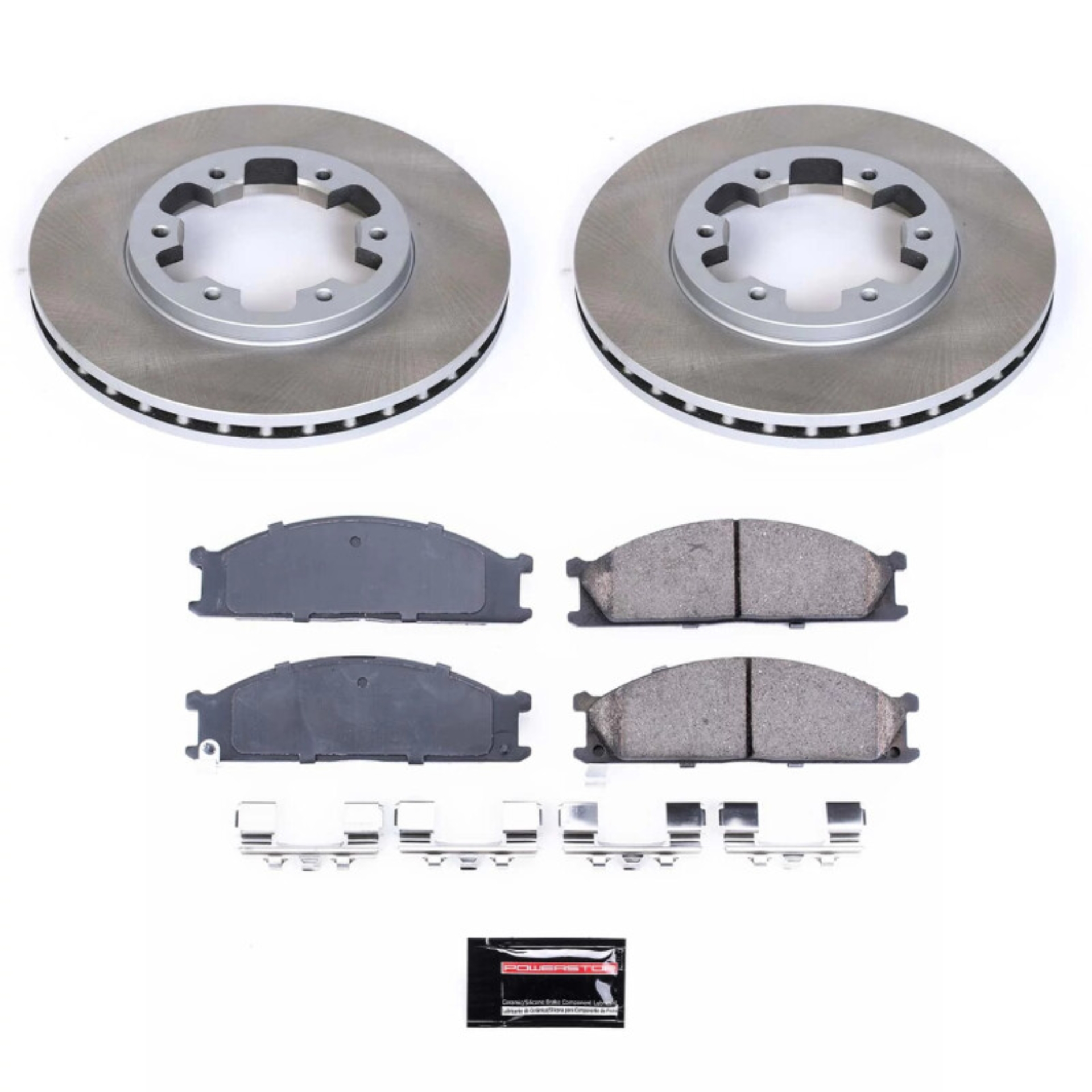 Picture of Power Stop 87-95 Nissan Pathfinder Front Semi-Coated Rotor Kit