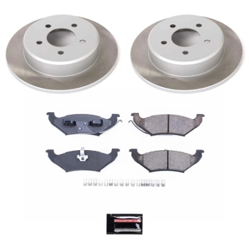 Picture of Power Stop 98-00 Plymouth Voyager Rear Semi-Coated Rotor Kit