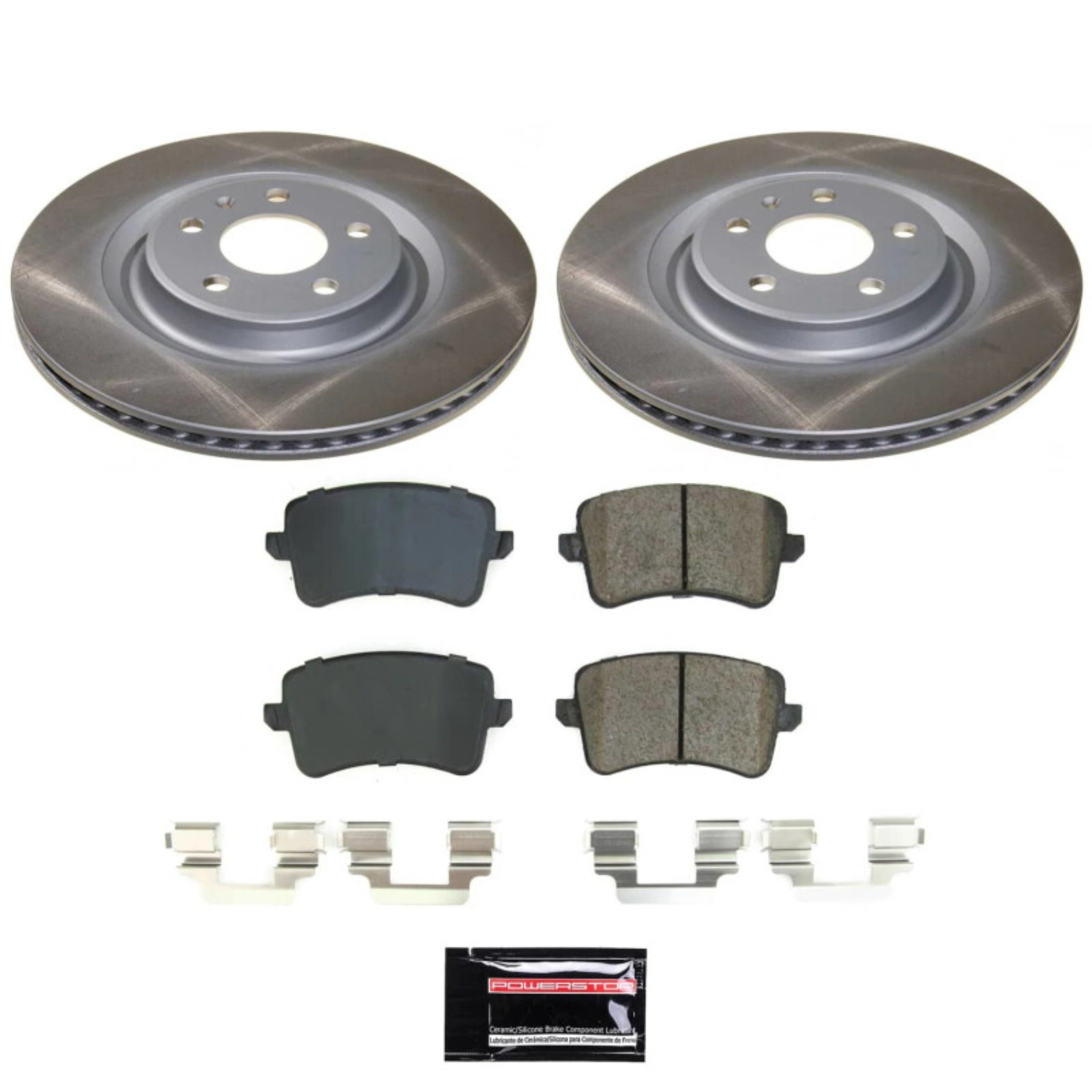 Picture of Power Stop 14-17 Audi SQ5 Rear Semi-Coated Rotor Kit