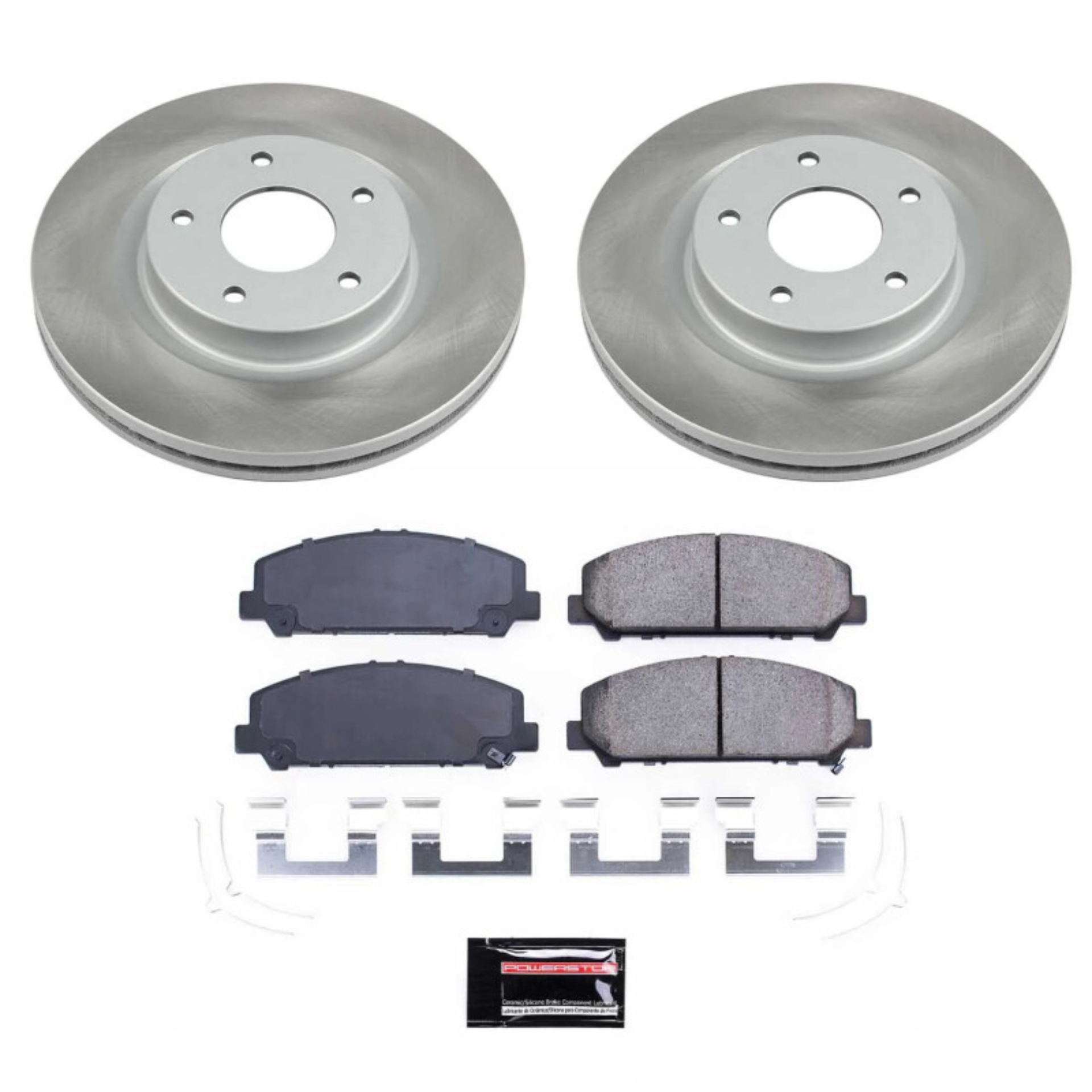 Picture of Power Stop 17-22 Nissan TITAN Front Semi-Coated Rotor Kit