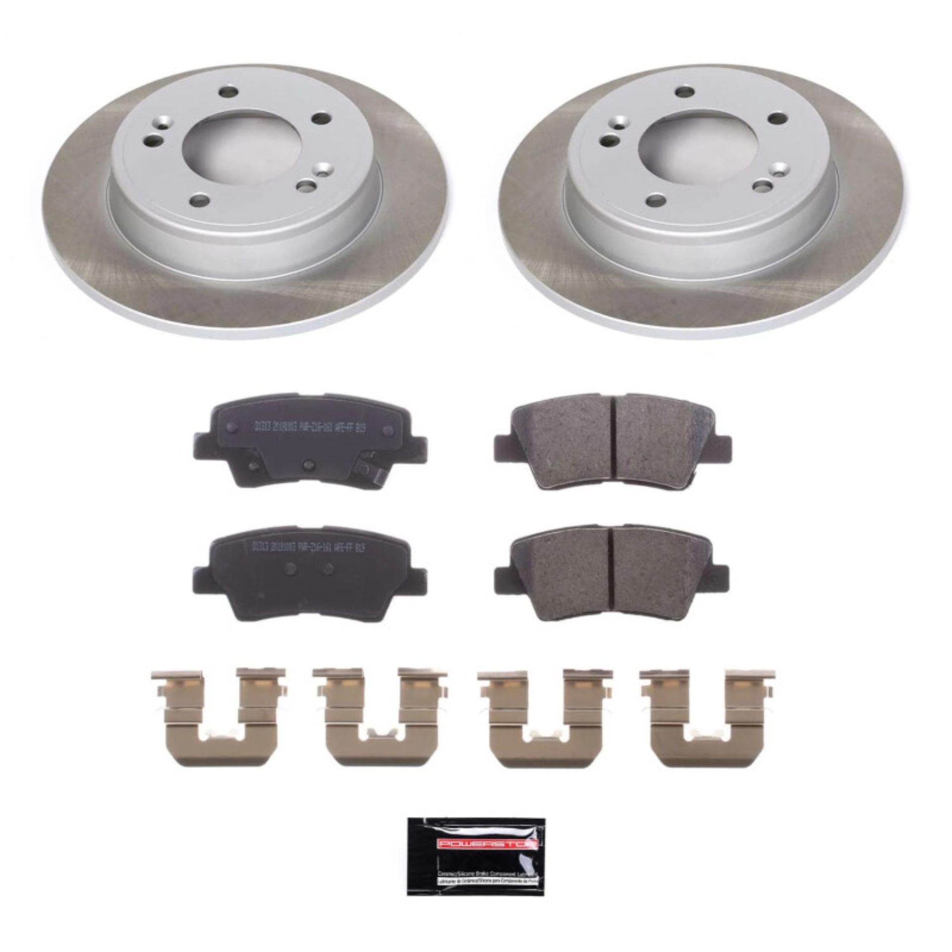 Picture of Power Stop 17-23 Kia Soul Rear Semi-Coated Rotor Kit