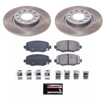 Picture of Power Stop 14-22 Jeep Cherokee Rear Semi-Coated Rotor Kit