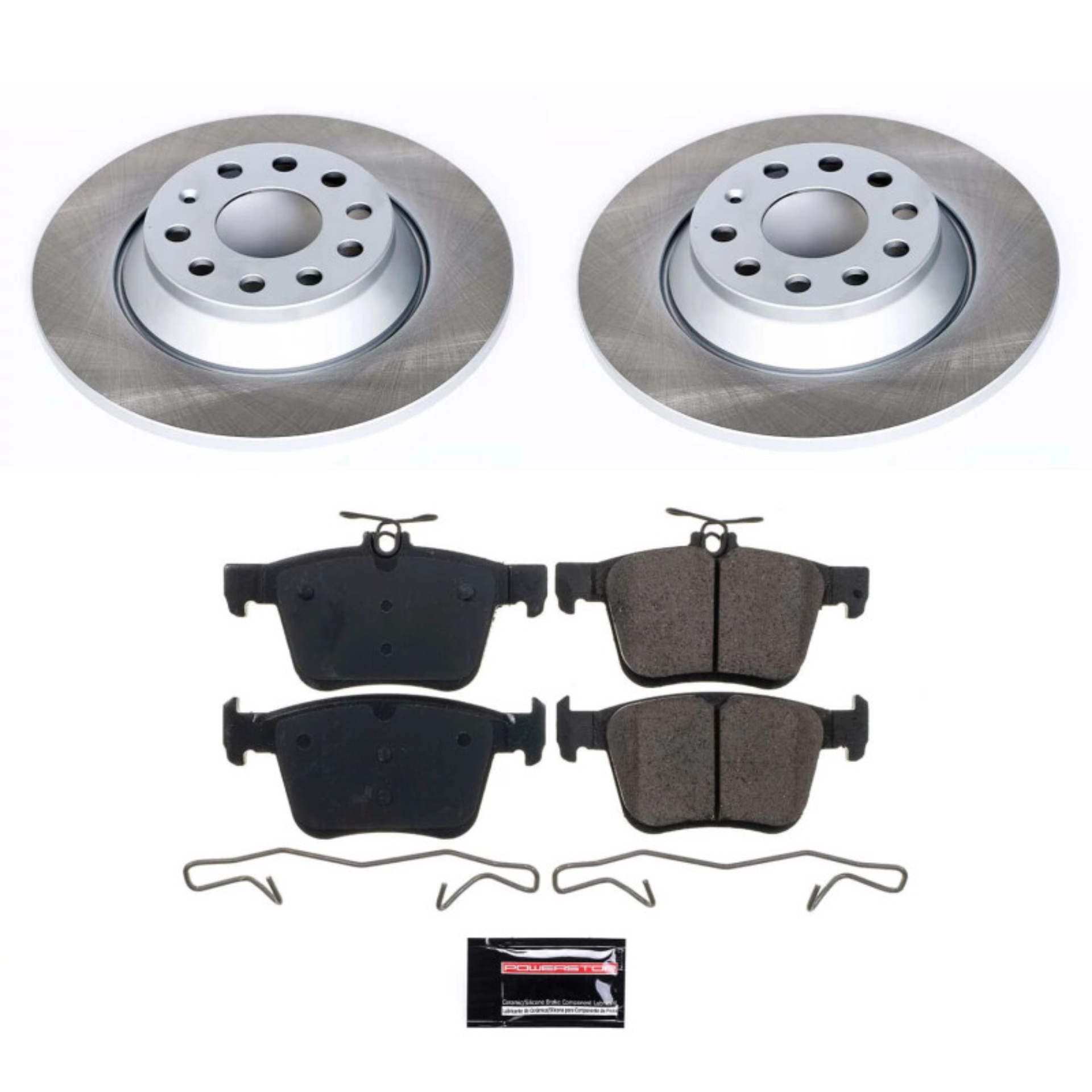 Picture of Power Stop 18-22 Volkswagen Tiguan Rear Semi-Coated Rotor Kit