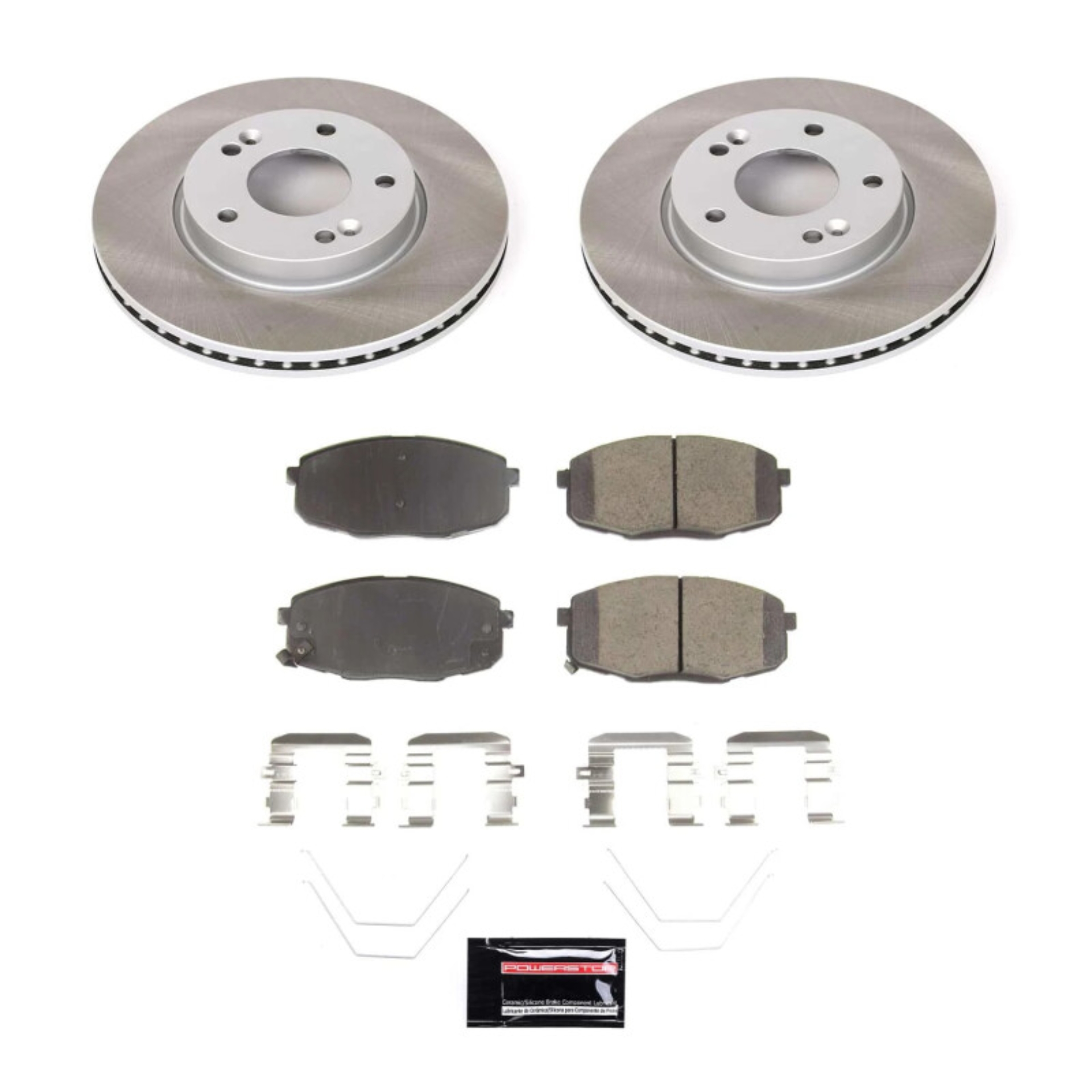 Picture of Power Stop 18-22 Hyundai Kona Front Semi-Coated Rotor Kit