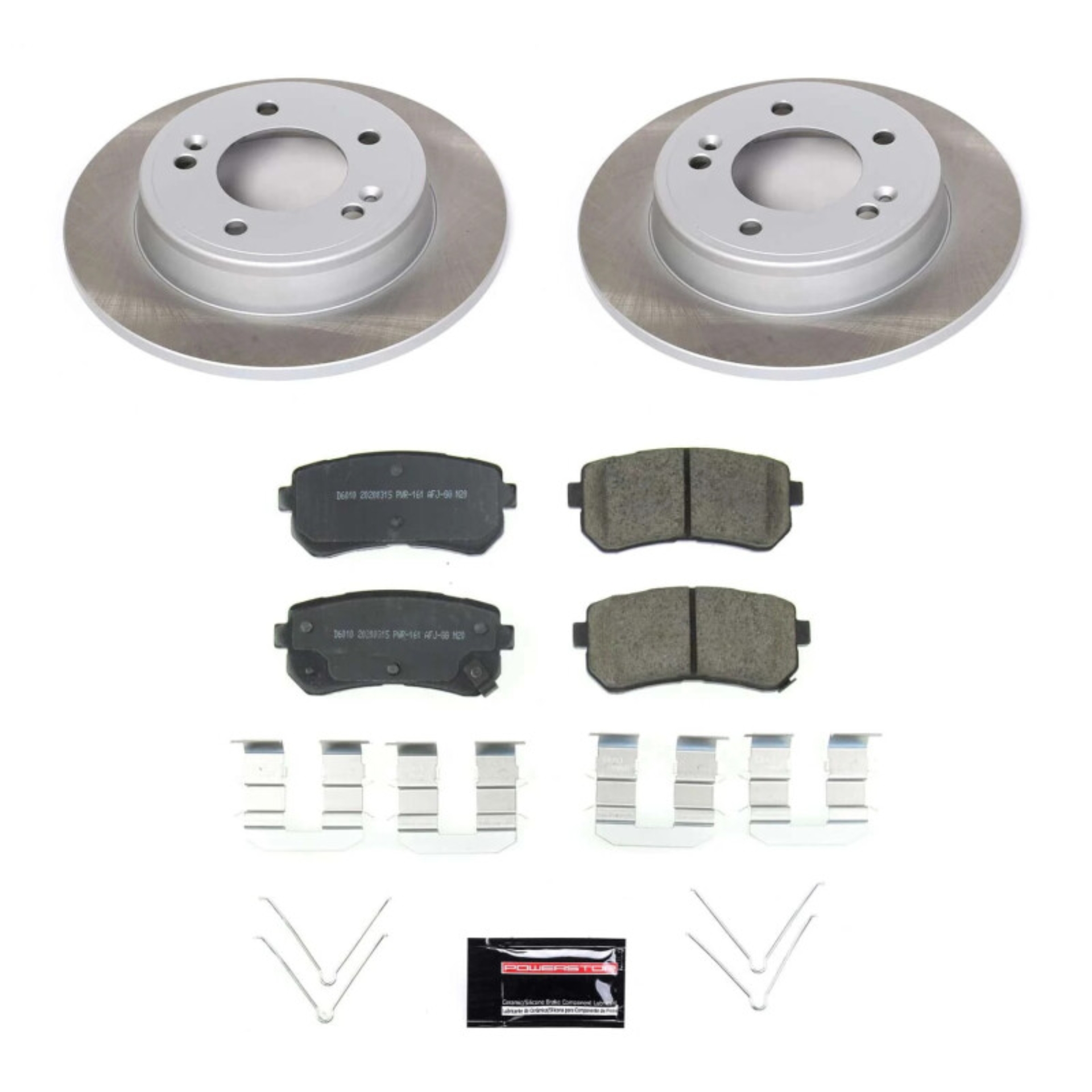 Picture of Power Stop 18-22 Hyundai Kona Rear Semi-Coated Rotor Kit